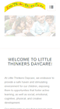 Mobile Screenshot of littlethinkersdaycare.com